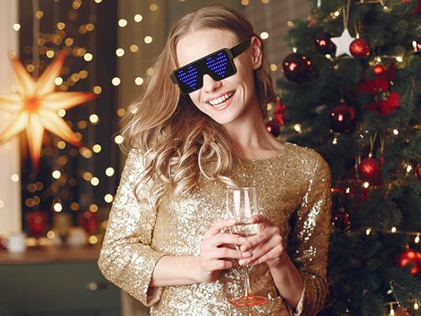 🎄How to Style LED Glasses This Christmas