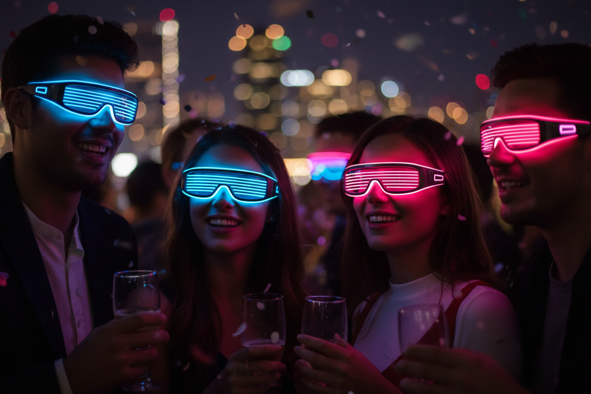 Light up LED glasses for night events 2026