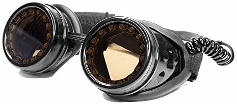 GloFX LED Pixel Pro Goggles [350+ Epic Modes] - Programmable Rechargeable Light Up EDM Festival Rave Party Sunglasses