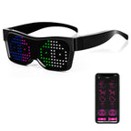 LED Glasses – Bluetooth App-Controlled, 60 Colors, Party Glasses