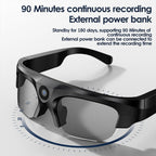 XV16 camera smart glasses 4K Camera Glasses, 2025 AI Smart Sunglasses with Camera, Video Glasses with UV Protection for Outdoor Activities & Travel, Sports & Action Video Cameras