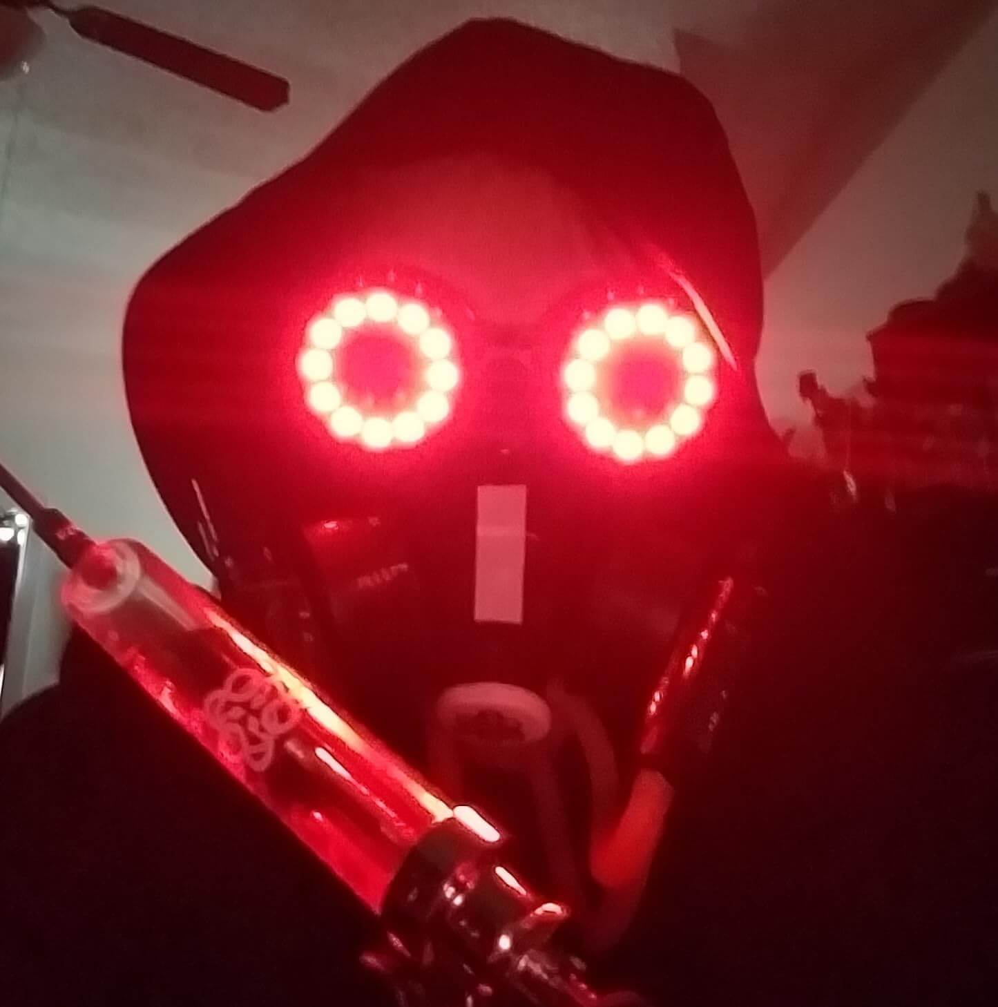 LED Goggles Glasses Light Up EDM Colorful Flashing Glow Cyberpunk