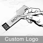 Key-Shaped USB Flash Drive 10-Pack – 32GB USB 2.0 Metal Pen Drives, Silver Finish