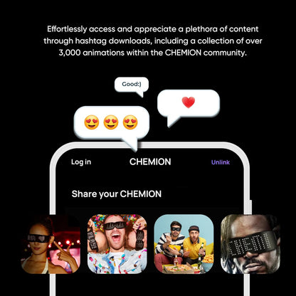 LED Glasses – Bluetooth Customizable Light Up Glasses for Parties