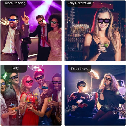 people wear led glasses for disco dancing daily decoration party stage show
