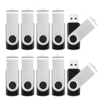10pack back color swivel usb flash drive