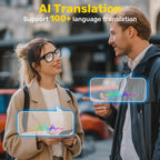 M02 Upgraded AI Smart Glasses – 8MP Camera, 1080P Video, Audio, Real-Time Translation
