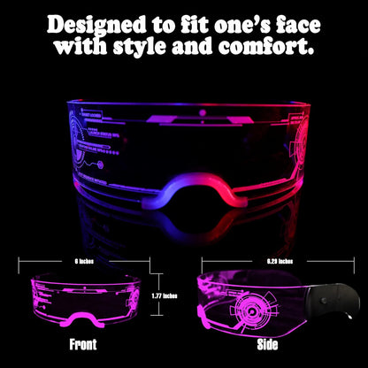 design of led glasses