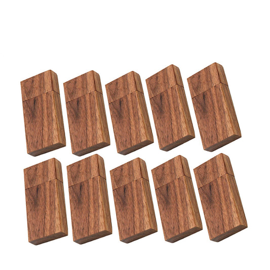 32GB Wooden USB 2.0 Flash Drives – EASTBULL 10-Pack Walnut Memory Sticks for File Storage & Sharing
