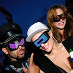 LED Glasses – Bluetooth Customizable Light Up Glasses for Parties