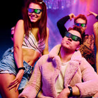 LED Glasses – Bluetooth App-Controlled, 60 Colors, Party Glasses